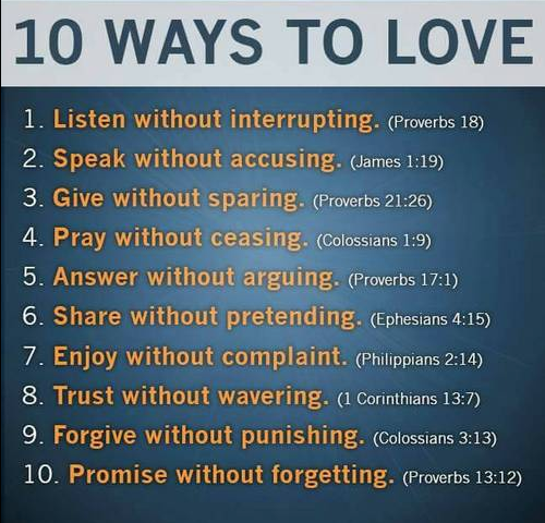 10 great ways to love someone